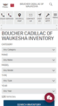 Mobile Screenshot of bouchercadillac.com